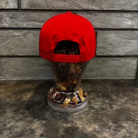 USA買付　Farmers Insurance Open Ahead Colonial Snapback Hat - Red   US-61
