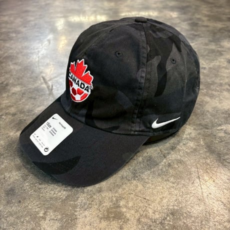 USA限定 NIKE×Canada Soccer Nike Campus Adjustable  Heritage BLACKCAMO N-208