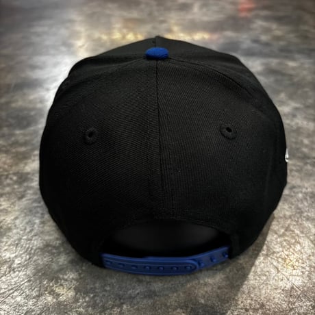 USA買付  Los Angeles Dodgers Lightning Logo 9FORTY A-Frame Adjustable Cap Black/Royal Blue 　NEWERA -83