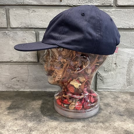 クーパーズタウンPANAMA FLASH 1935_WASHED CAP (NAVY)　USED加工 C-57