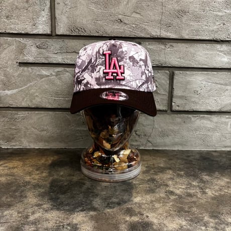 USA買付    Los Angeles Dodgers  Realtree Camo Brown Visor 9FORTY A-Frame Adjustable Cap　NEWERA -81
