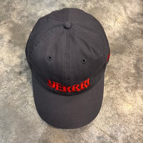 GC-YERRR! Cotton Cap L/XL CHARCOAL/RED GC-17