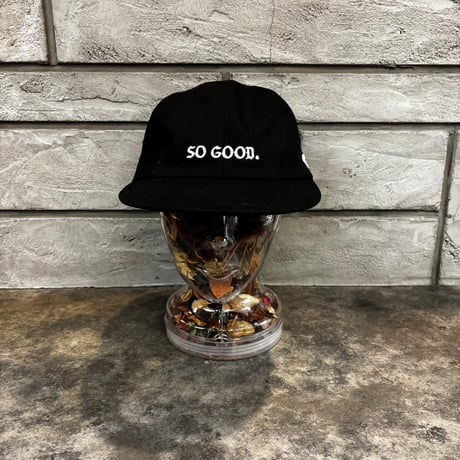 GGC SO GOOD STANDARD LONG BILL CAP BLACK  GC-38