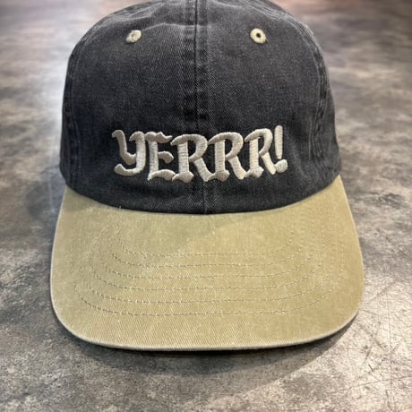 GC-YERRR! Cotton Cap 　 BALCK/BEIGE  GC-22