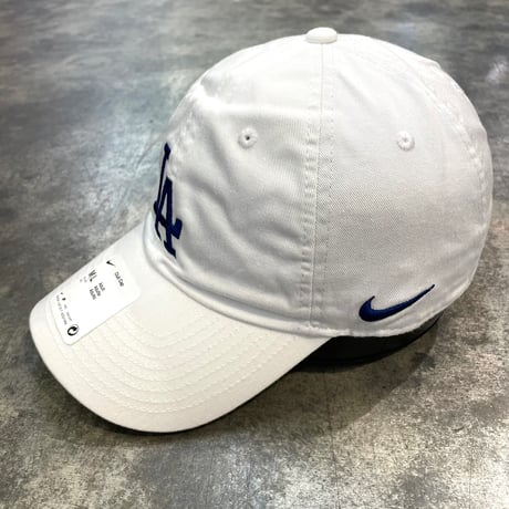 日本未発売モデル NIKE×LOSANGELS DODGERS Club CAP WHITE/ROYAL N-21