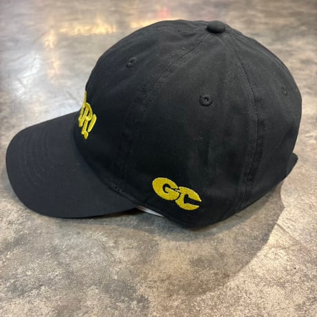 GC-YERRR! Cotton Cap L/XL BLACK/YELLOW GC-20