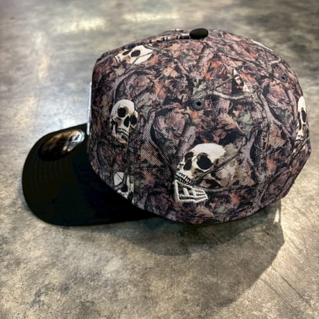 USA買付　Los Angeles Dodgers 'Camo Skulls' 9FORTY A-Frame Snapback NEWERA -18