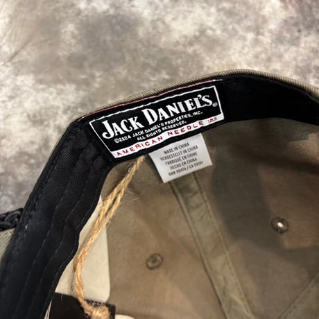 USA買付　AMERICAN NEEDLE × JACK DANIEL’S OLD No.7 LOGO ROPE CAP / LIGHT OLIVE　AN-27