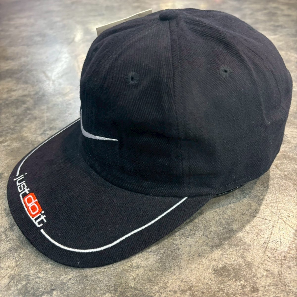 90's NIKE dead stock Swoosh LOGO BLACK N-174 |