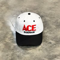 USA買付　Ace Hardware American Needle Ballpark Adjustable Hat - White/Black　AN-14