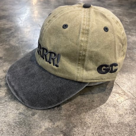 GC-YERRR! Cotton Cap BEIGE/BLACK GC-21