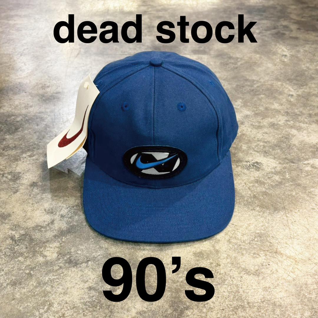 NIKE キャップ dead stock 90s〜00S NIKE - デッドストック 90s NIKE ナイキ ヴィンテージスナップ