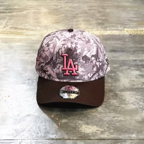 USA買付    Los Angeles Dodgers  Realtree Camo Brown Visor 9FORTY A-Frame Adjustable Cap　NEWERA -81