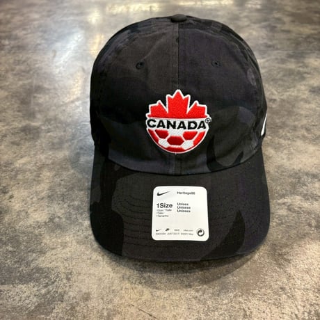 USA限定 NIKE×Canada Soccer Nike Campus Adjustable  Heritage BLACKCAMO N-208