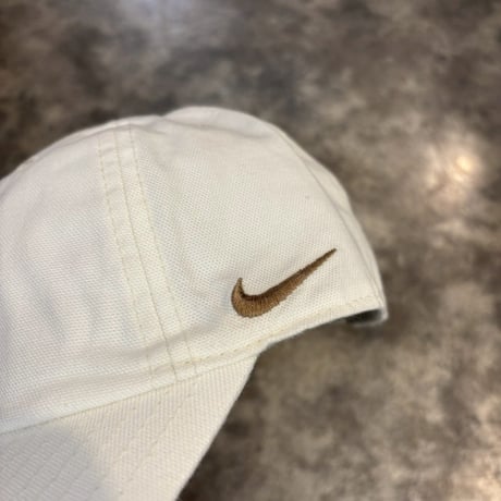 USA買付　 NIKE×Los Angeles Dodgers Club CAP WHITE×light brown N-181