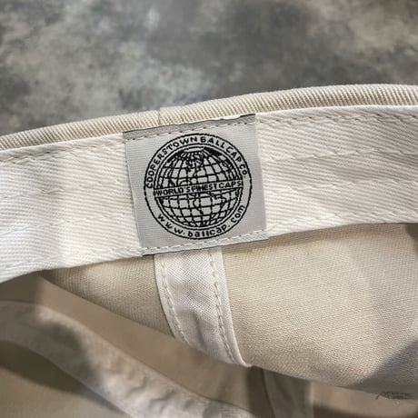 別注クーパーズタウンNYB_WASHED CAP (STONE) USED C-47