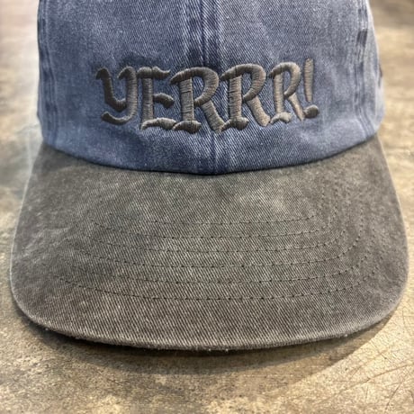 GC-YERRR! Cotton Cap  BLUE/BLACK GC-23