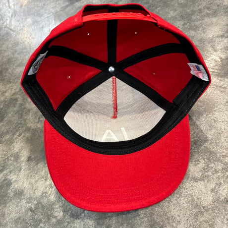 別注 クーパーズタウン HIGH CROWN×GOOD CAP CLUB LA_ CAP(RED) C-116