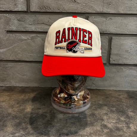 USA買付　AMERICAN NEEDLE × RAINIER BEER FOOTBALL LEAGUE SNAPBACK CAP AN-26