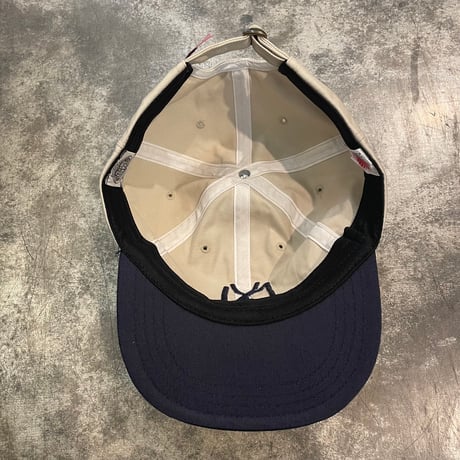 別注クーパーズタウンNYB_WASHED CAP (STONE/NAVY) USED 加工 C-65