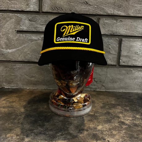 USA買付　Miller Genuine Draft × American Needle Roscoe Adjustable Hat - Black　 AN-21