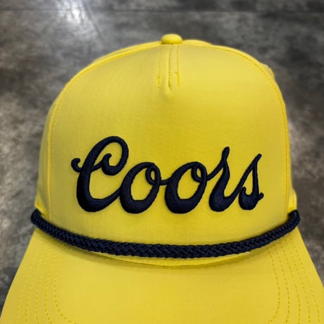 USA買付　【American Needle / Coors Banquet】 Bright Yellow Rope Adjustable Hat　 AN-19