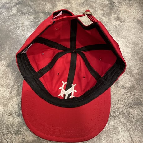 クーパーズタウン NYCC1947_WASHED CAP (RED) USED加工 C-26