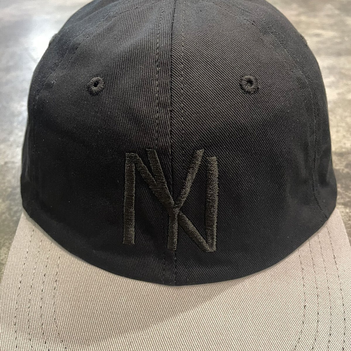 別注クーパーズタウンNYB_BLACK刺繍WASHED CAP TWO-TONE(BLACK/ 別注クーパーズタウンNYB_BLACK刺繍WASHED CAP TWO-TONE(BLACK/