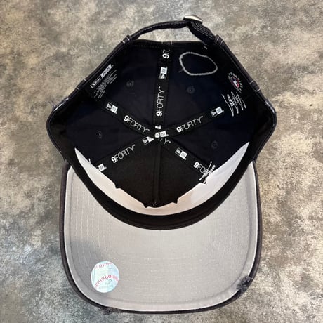 USA買付 Atlanta Braves 'Distressed And Worn' 9FORTY A-Frame NEWERA-54