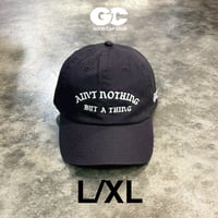 GC-Ain't nothing but a thing Cotton Cap L/XL charcoal  GC-10