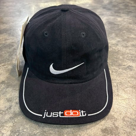 90's NIKE dead stock Swoosh LOGO　BLACK N-174