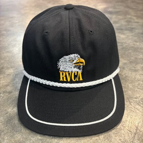 USA買付 RVCA Flight Snapback Hat - Black　US-49