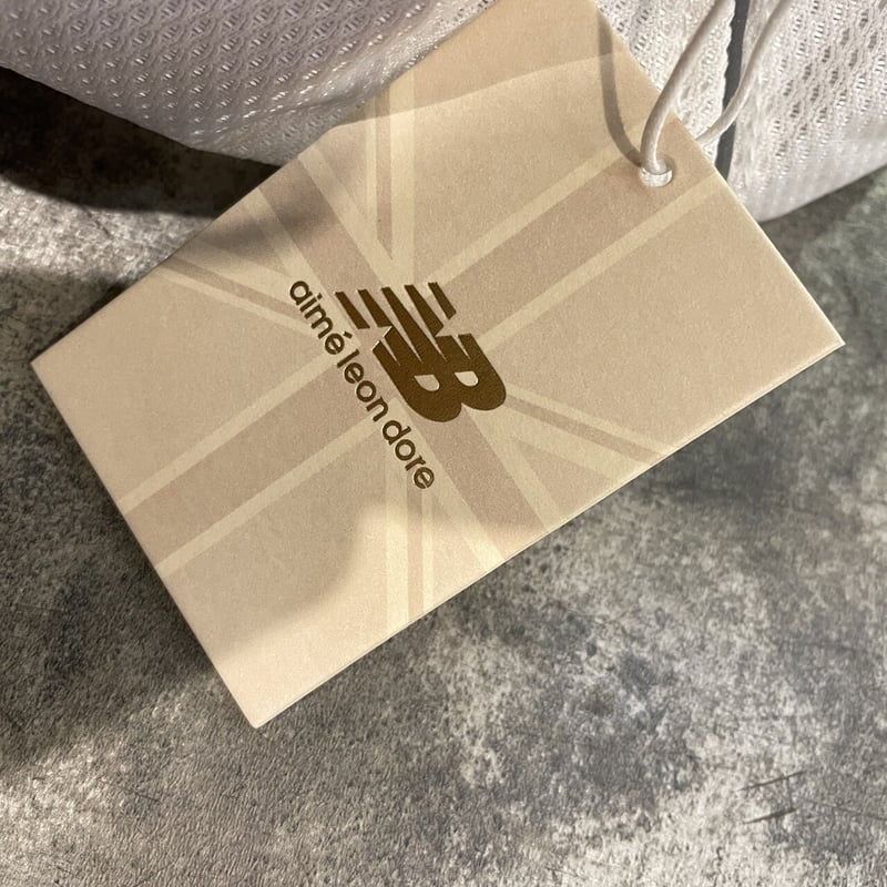 未使用 Aime Leon Dore メッシュ素材 クリーム色 ベスト M 未使用 Aime Leon Dore メッシュ素材 クリーム色 ベスト M