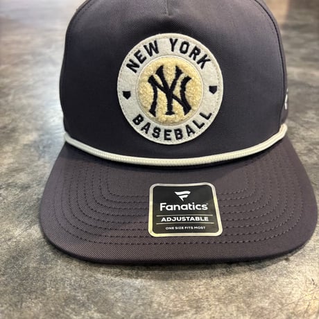 USA買付　New York Yankees Fanatics サークルロゴ ロープ スナップバックキャップ　US-44