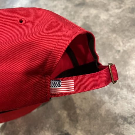 クーパーズタウン LRS21_WASHED CAP (RED) USED加工 C-38