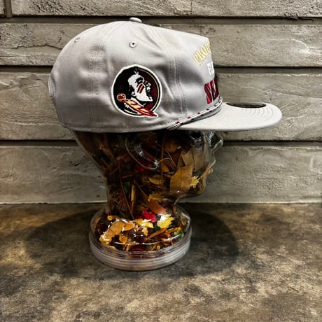 USA買付 NEW ERA FLORIDA STATE SEMINOLES “PROPERTY OF” THE GOLFER SNAPBACK CAP GRAY NEWERA-73