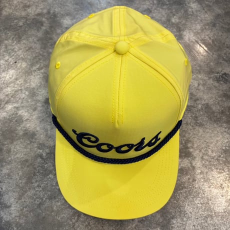 USA買付　【American Needle / Coors Banquet】 Bright Yellow Rope Adjustable Hat　 AN-19