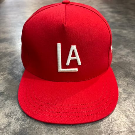 別注 クーパーズタウン HIGH CROWN×GOOD CAP CLUB LA_ CAP(RED) C-116