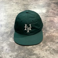 クーパーズタウン NYCC1947_WASHED CAP (GREEN) USED加工 C-22
