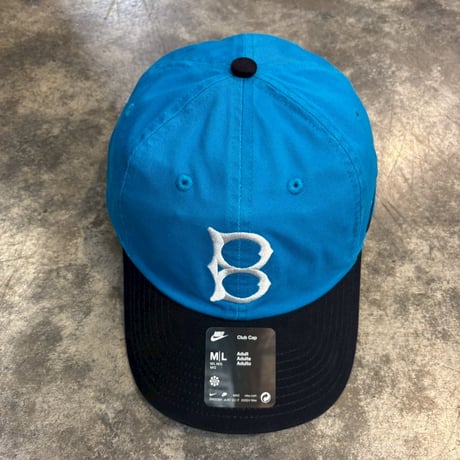 USA買付　 Brooklyn Dodgers Nike Neon 90s Club Adjustable Hat - SKYBlue/Navy N-182