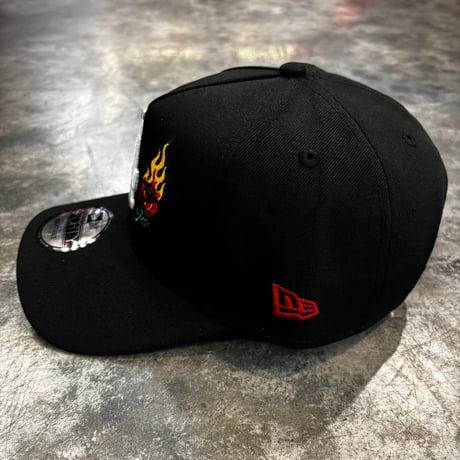 USA買付　Los Angeles Dodgers Flaming Rose 9FORTY A-Frame  Japanese Lantern Side Patch 　NEWERA -84