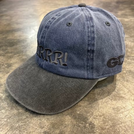 GC-YERRR! Cotton Cap  BLUE/BLACK GC-23