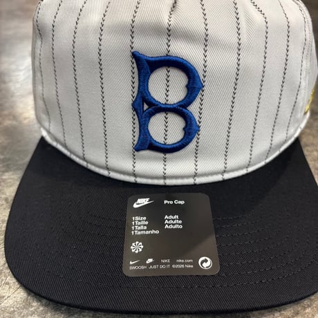 USA買付　Brooklyn Dodgers Nike Cooperstown Collection Pro Adjustable Hat - White/Black  　 N-212