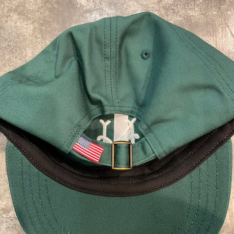 クーパーズタウン NYCC1947_WASHED CAP (GREEN) USED加工 C-22