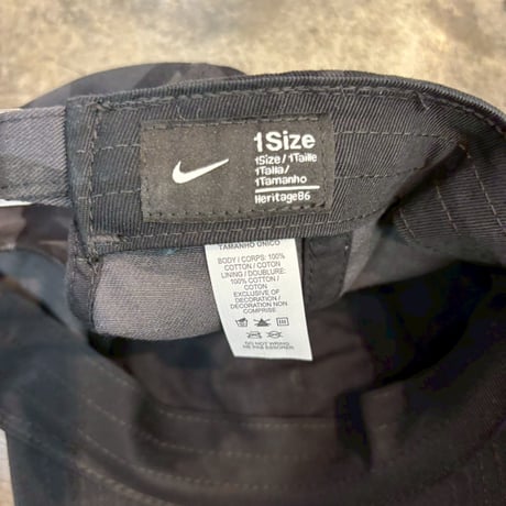 USA限定 NIKE×Canada Soccer Nike Campus Adjustable  Heritage BLACKCAMO N-208