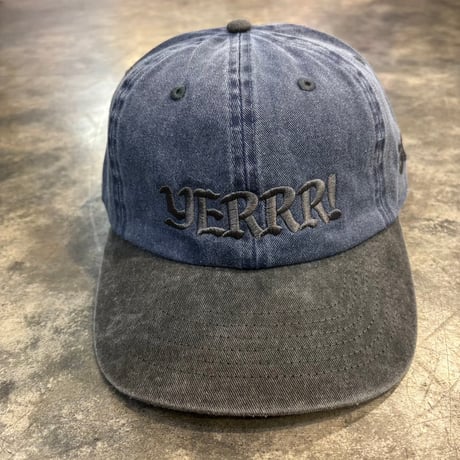 GC-YERRR! Cotton Cap  BLUE/BLACK GC-23