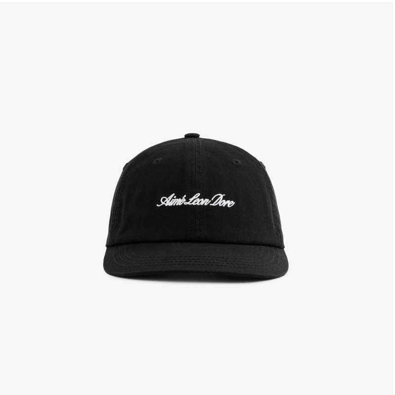 AIME LEON DORE 刺繍CAP BLACK | GOOD CAP CLUB