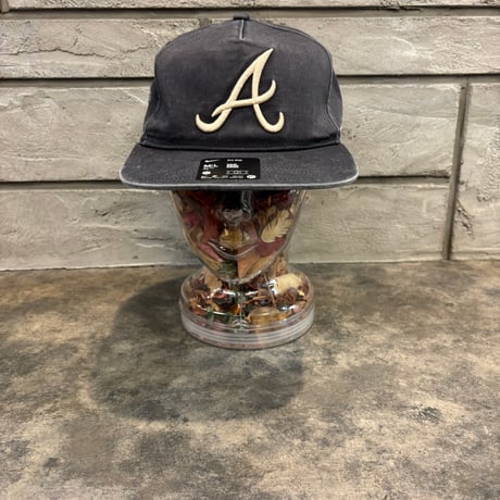 USA買付  Atlanta Braves Nike Monotone Pro Adjustable Hat - Anthracite N-186