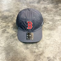 USA買付　 NIKE× RED SOX LOGO GRAY Club Cap N-151