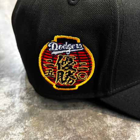 USA買付　Los Angeles Dodgers Flaming Rose 9FORTY A-Frame  Japanese Lantern Side Patch 　NEWERA -84